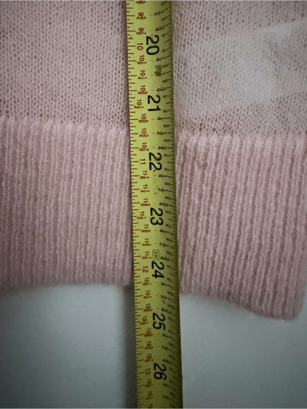J. Crew Pink Boxy Short Sleeve Sweater Alpaca Wool blend sheer M